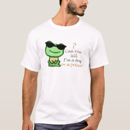Camiseta ¿Puedes decir que soy una rana o príncipe?