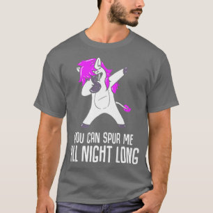Camiseta Puedes espolearme toda la noche a caballo1566