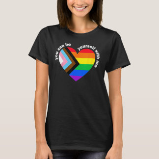 Camiseta Puedes Estar Con Mí LGBT Transgénero Gay L