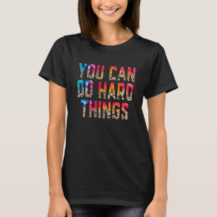 Camiseta Puedes Hacer Cosas Difíciles Leopardo Testimonio M