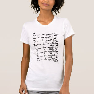 Camiseta ¡PUEDES HACER CUALQUIER COSA! cita inspiradora