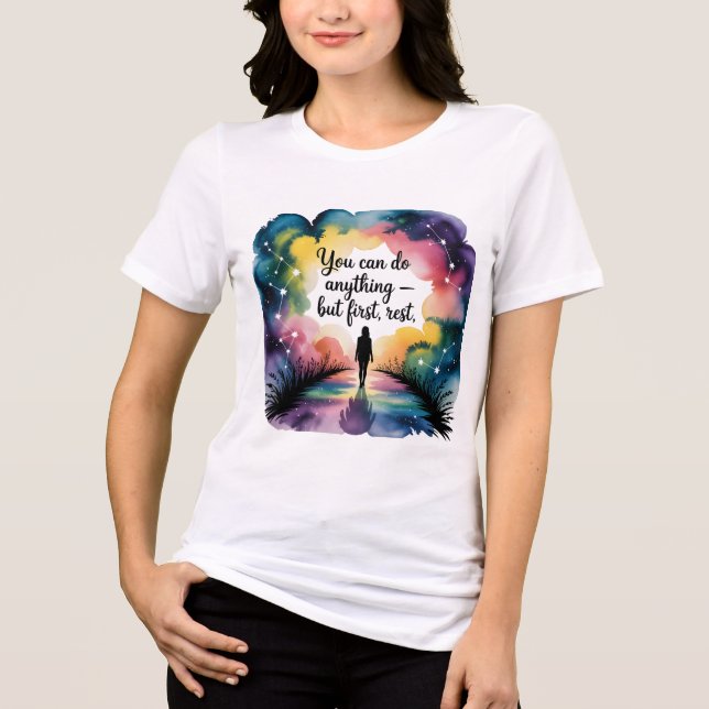 Camiseta Puedes Hacer Cualquier Cosa Menos El Primer Resto  (Anverso)