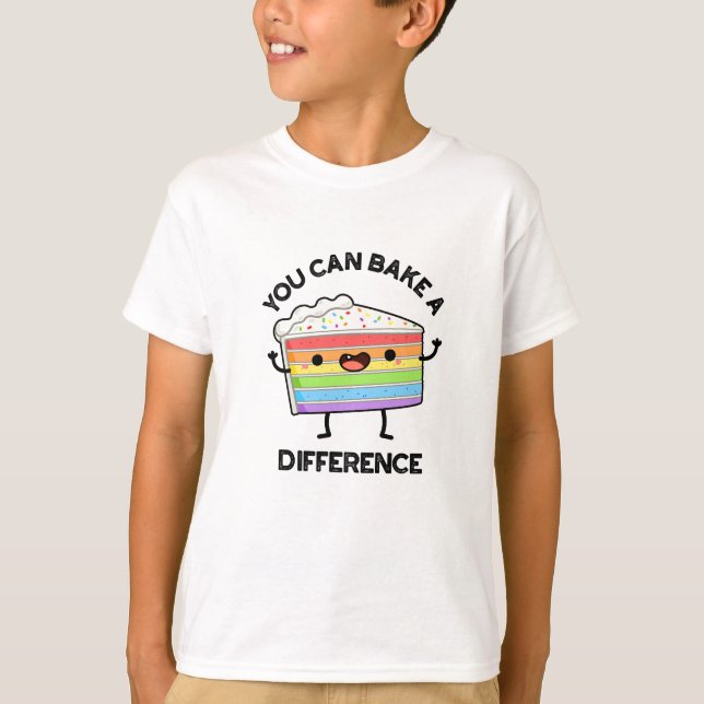 Camiseta Puedes Hacer Una Diferencia Divertida Pun De Paste (Anverso)