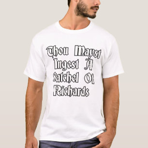 Camiseta Puedes ingerir una cáscara de Richards