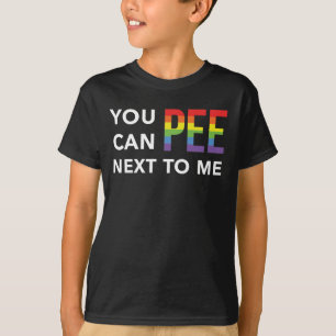 Camiseta Puedes Ir A Mi Lado Del Gracioso Orgullo Gay LGBT