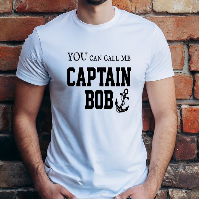 Camiseta PUEDES llamarme Capitán Bob (Subido por el creador)