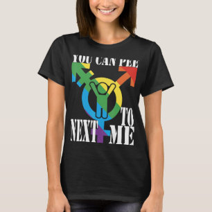 Camiseta Puedes orinar a mi lado bi hembra sin género