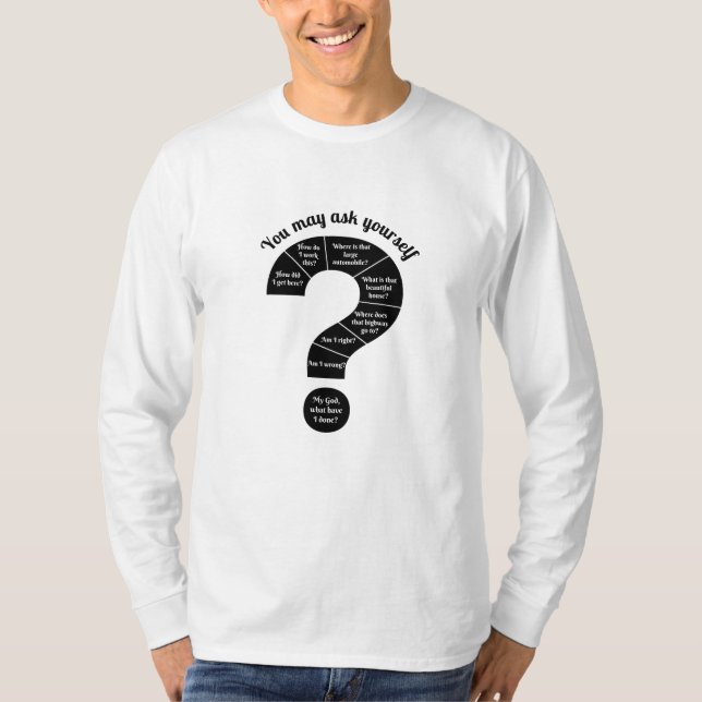 Camiseta Puedes Preguntarte (Anverso)