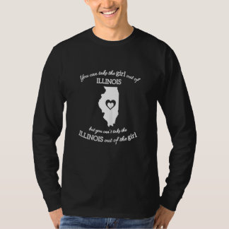 Camiseta Puedes Sacar A La Chica De Illinois Pero No Puedes