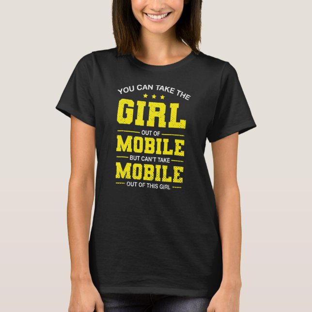 Camiseta Puedes Sacar Al Chica Del Móvil Alabama Girlfr (Anverso)