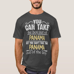 Camiseta Puedes Sacar Al Niño De Panamá Pero No Puedes...