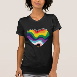 Camiseta Puedes ser tú mismo conmigo LGBT Transexual Gay