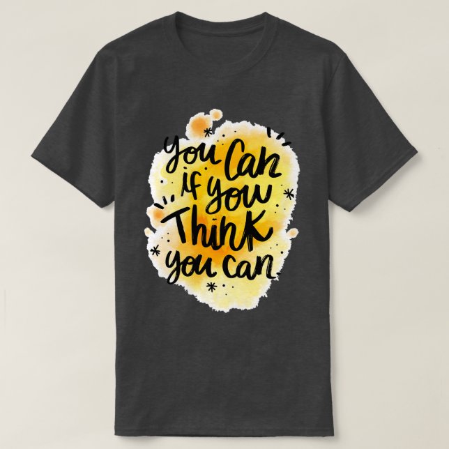 Camiseta Puedes si crees que puedes 1 (Diseño del anverso)