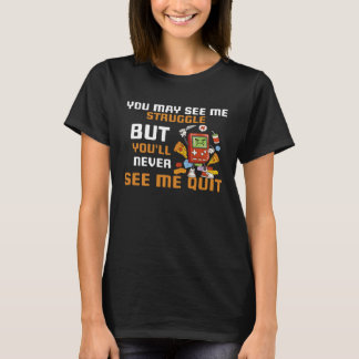 Camiseta Puedes verme luchar pero nunca me verás Qu