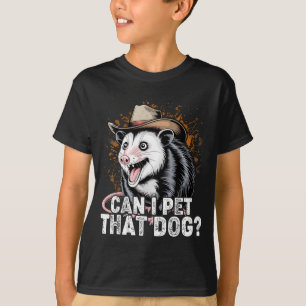 Camiseta ¿Puedo acariciar a ese perro meme amante de los an