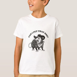 Camiseta ¿Puedo acariciar a ese perro? Meme divertido de za
