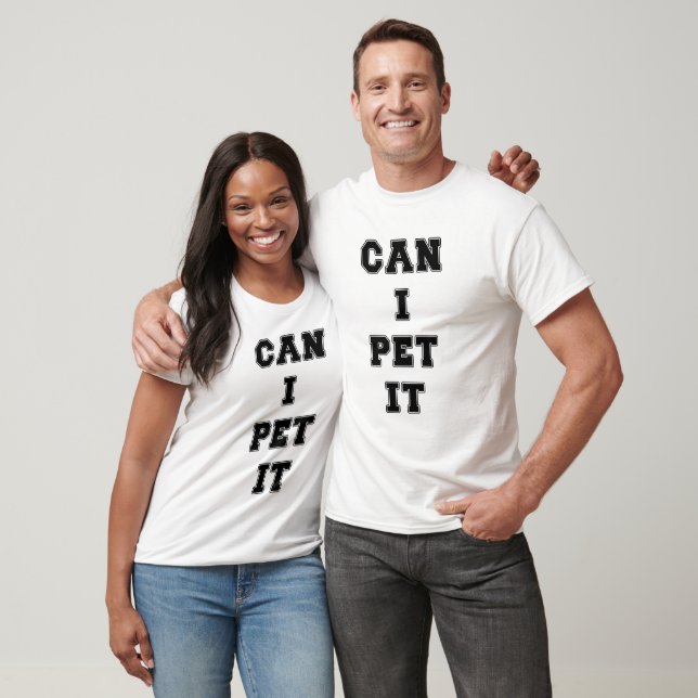 Camiseta ¿Puedo acariciarlo (Unisexo)