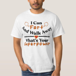 Camiseta Puedo andar y peinar lejos de lo que es tu superpo