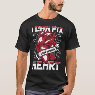 Camiseta Puedo Arreglar Tu Técnico De Coche De Corazón Roto