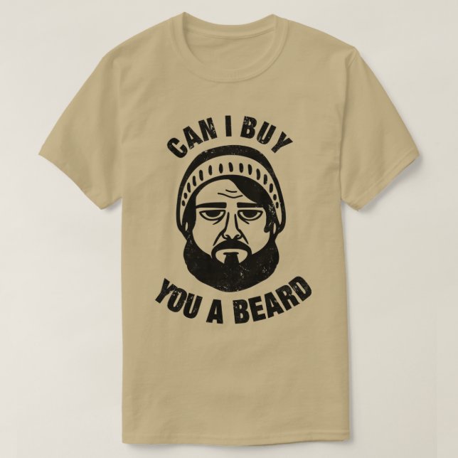 Camiseta ¿Puedo Comprarte Una Barba 2? (Diseño del anverso)