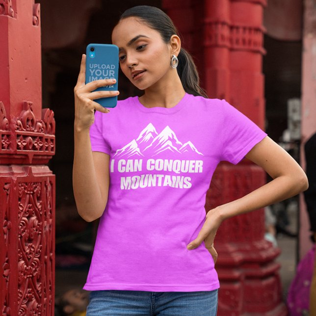 Camiseta Puedo conquistar el Tee de Senderismo de Shirt (Subido por el creador)