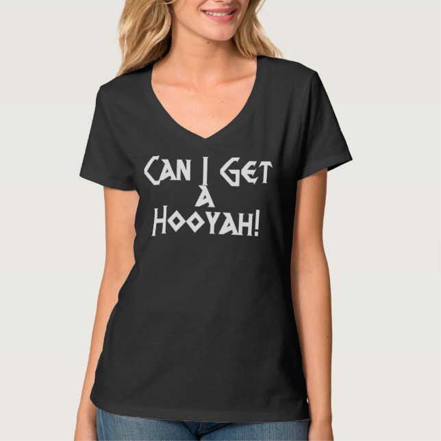 Camiseta ¿Puedo Conseguir Un Meme De Hooyah Para Jóvenes Y  (Anverso)