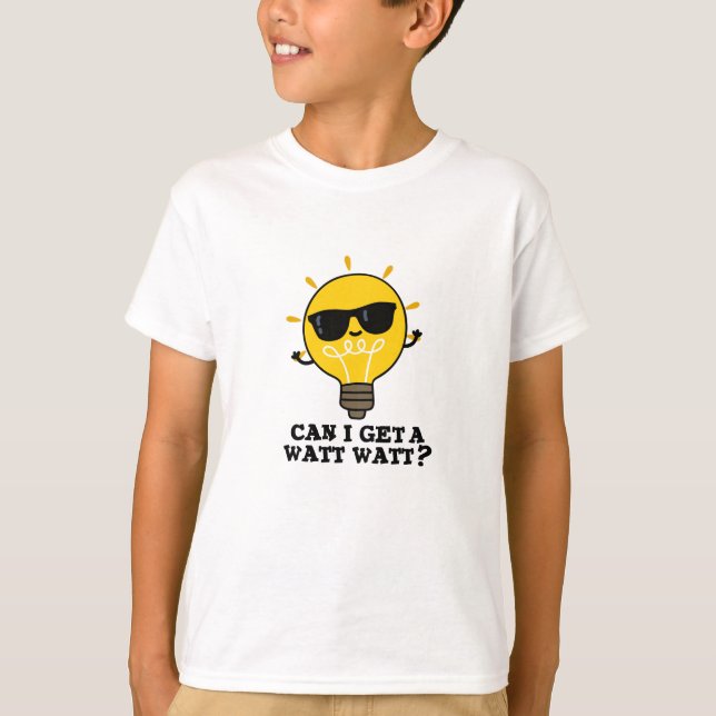 Camiseta ¿Puedo Conseguir Un Pun De Bombilla De Ciencia Gra (Anverso)