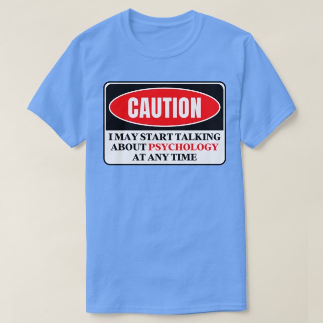 Camiseta Puedo Empezar A Hablar De Psicología En Cualquier  (Diseño del anverso)