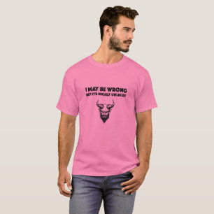 Camiseta Puedo equivocarme, pero es muy improbable - Hombre