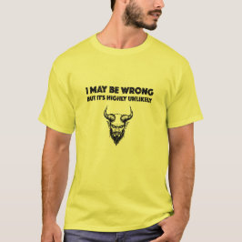 Camiseta Puedo equivocarme, pero es muy improbable - Hombre