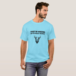 Camiseta Puedo equivocarme, pero es muy improbable - Hombre