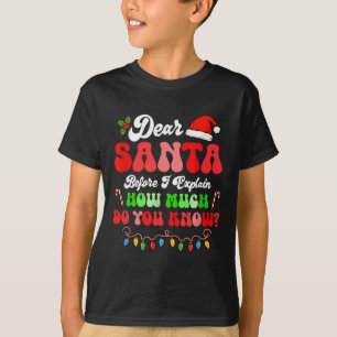 Camiseta Puedo explicar a los Navidades el costo de las luc