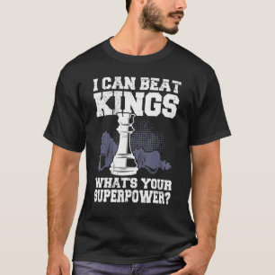 Camiseta Puedo ganarle a los hombres de jaque mate de ajedr