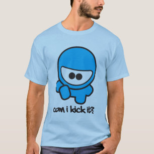 Camiseta ¿Puedo golpearlo con el pie?