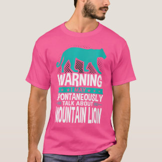 Camiseta Puedo Hablar Espontáneamente De León De Montaña