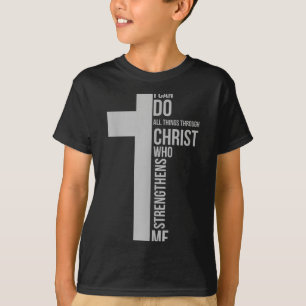 Camiseta Puedo hacer cosas a través de Cristo que me fortal