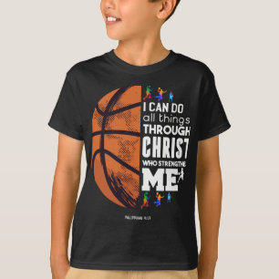 Camiseta Puedo Hacer Todas Las Cosas A Través De Christ Bas