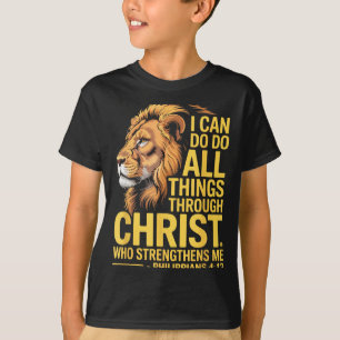 Camiseta Puedo hacer todas las cosas a través de Cristo, Cr