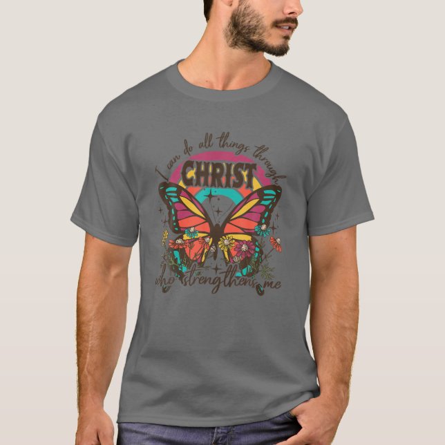 Camiseta Puedo Hacer Todas Las Cosas A Través De Cristo Cri (Anverso)