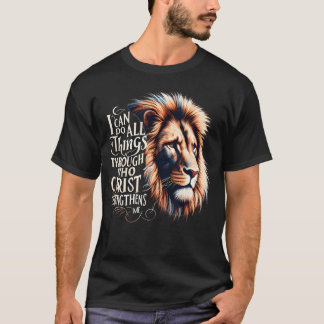 Camiseta Puedo hacer todas las cosas a través de Cristo Jes