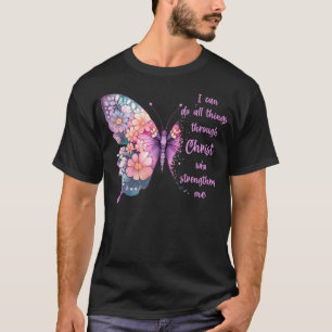 Camiseta Puedo hacer todas las cosas a través de Cristo Mar