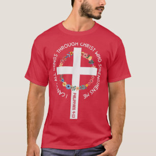 Camiseta Puedo Hacer Todas Las Cosas A Través De Cristo Que