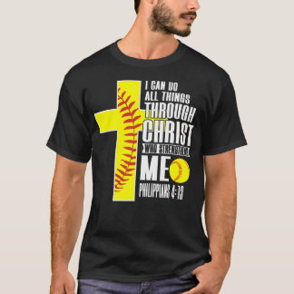 Camiseta Puedo hacer todas las cosas a través de Cristo Sof