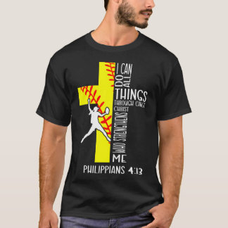 Camiseta Puedo hacer todas las cosas a través de Cristo Sof