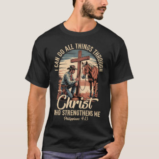Camiseta Puedo hacer todas las cosas a través de Cristo Vaq