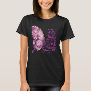 Camiseta Puedo Hacer Todas Las Cosas A Través De La Bonito 
