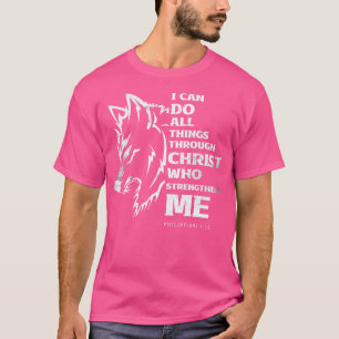 Camiseta Puedo Hacer Todas Las Cosas A Través De Los Hombre