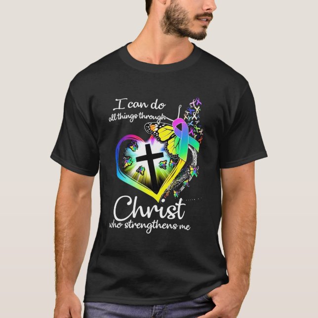 Camiseta Puedo Hacer Todas Las Cosas A Través Del Arte De M (Anverso)