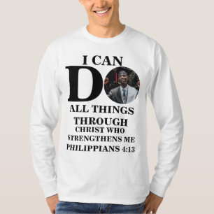 Camiseta Puedo hacer todas las cosas con foto cristiana ver
