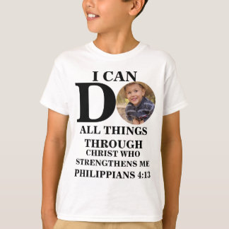 Camiseta Puedo hacer todas las cosas con foto cristiana ver